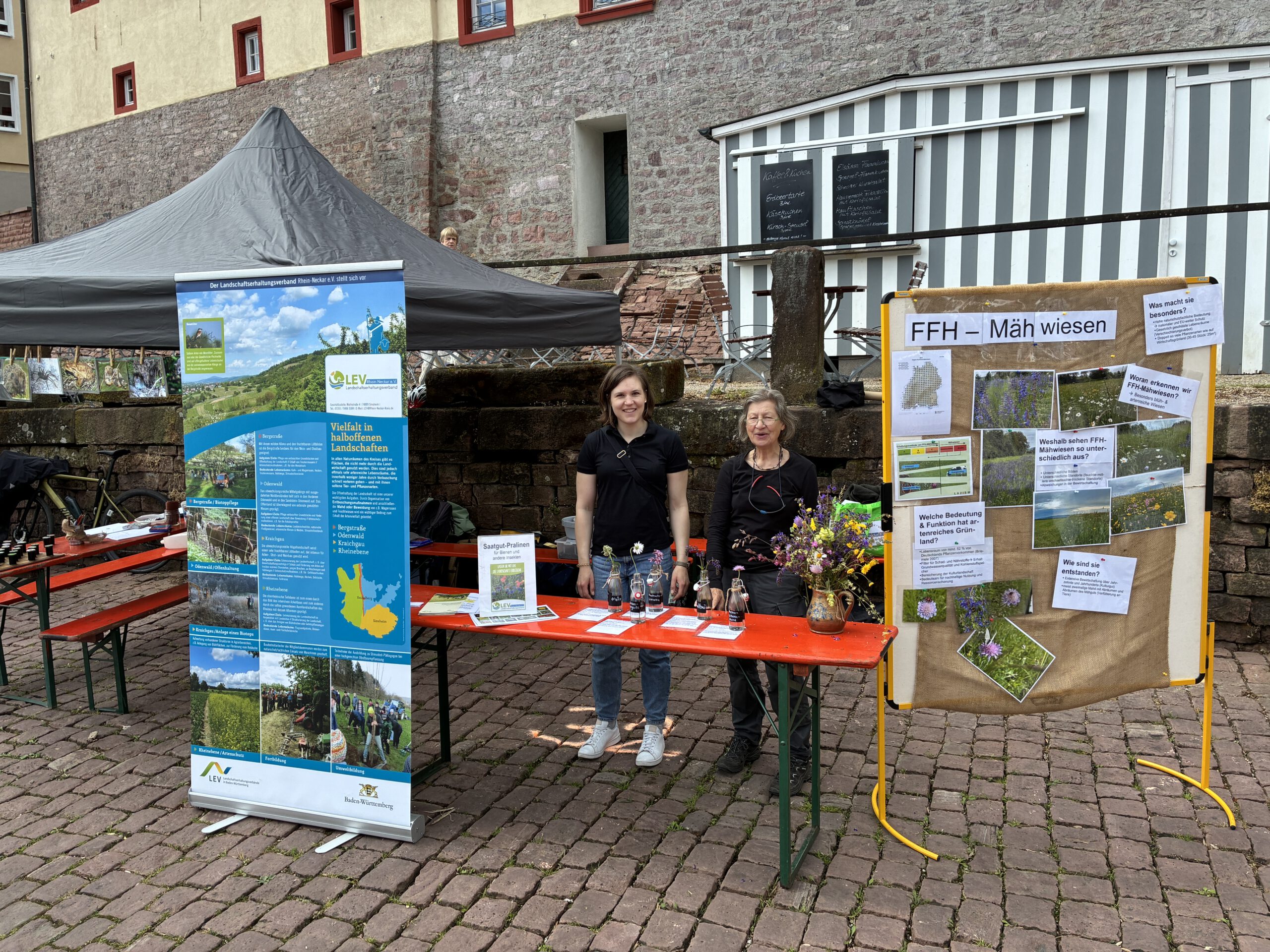 Der LEV vertreten beim Naturparkmarkt in Neckargemünd